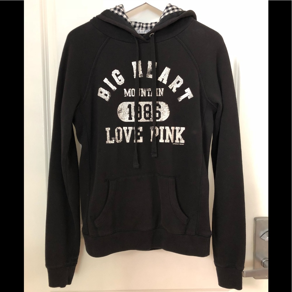 Victoria's Secret PINK Sweater Hoodie Black Small